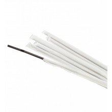 Трубочки в індивідуальній упаковці чорні з вигином 100 шт.