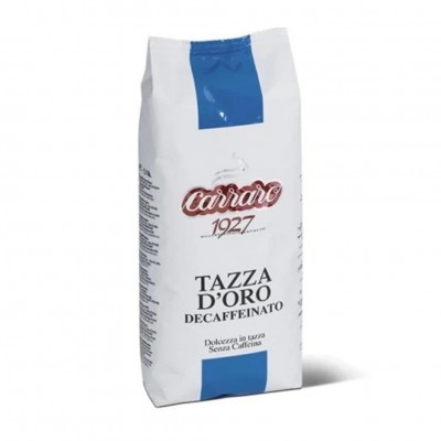Кава зернова Carraro Tazza d'Oro «Decaffeinato», без кофеїну 500 г