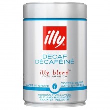Кава зернова illy DECA без кофеїну в банці 250 г