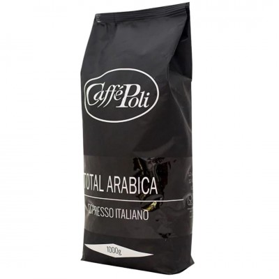 Кава зернова Caffe Poli Total Arabica 1 кг