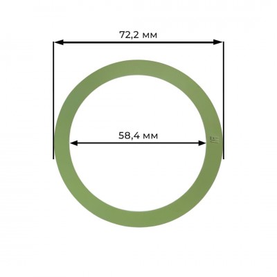 Силіконове кільце групи Faema, Rancilio (72,2x58,4х1мм)