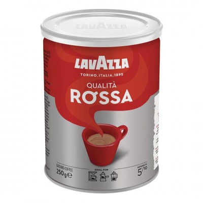 Мелена кава Lavazza Qualita Rossa, в банці 250 г