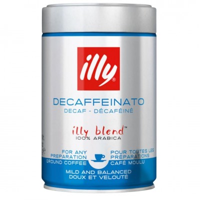 Мелена кава Illy Decafeine, в банці, без кофеїну 250 г