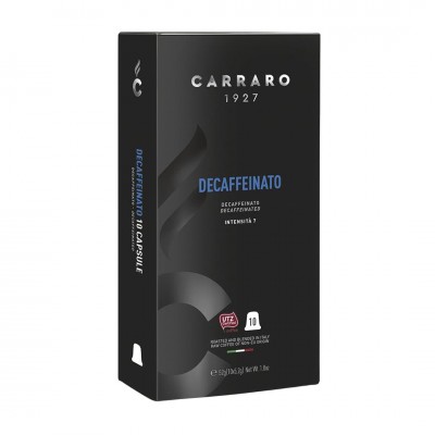 Кава в капсулах N Carraro Decaffienato, без кофеїну 10 шт