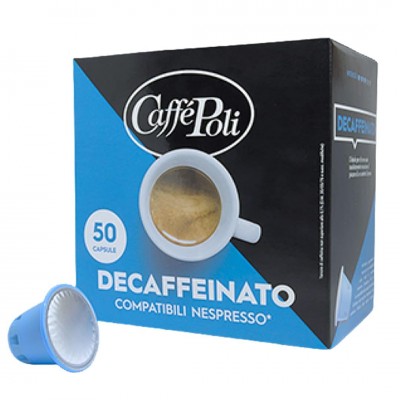 Кава в капсулах N Caffe Poli Decaffeinato 50 шт