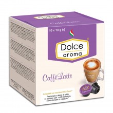 Кава в капсулах DG Dolce Aroma Caffe Latte 16 шт