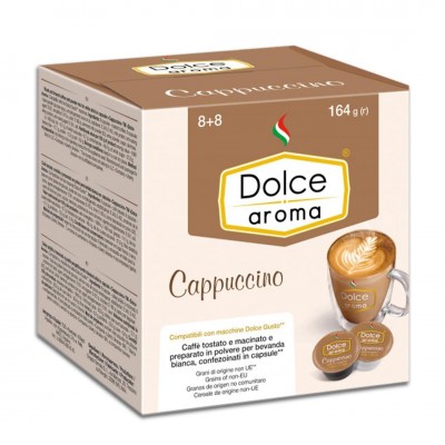 Кава в капсулах DG Dolce Aroma Сappuccino 16 шт