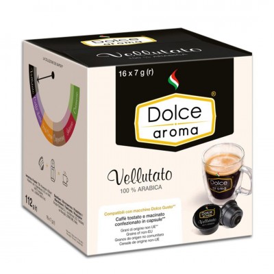 Кава в капсулах DG Dolce Aroma Vellutato 16 шт