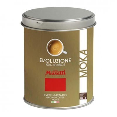 Мелена кава Caffe Musetti Evoluzione, в банці 250 г