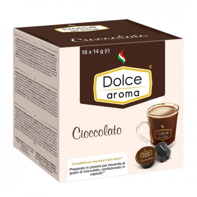 Гарячий шоколад в капсулах DG Dolce Aroma Cioccolato 16 шт