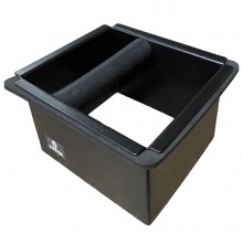 Нок-бокс врізний VD Coffee Tab 2B чорний, без дна