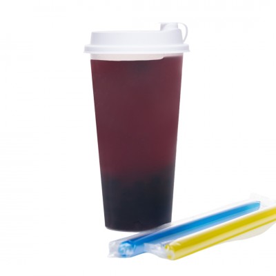 Напій Bubble Tea Bon Classic Виноград з кульками чорниця 500 мл