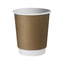 Стакан крафтовий двошаровий 250 мл (20 шт в уп)