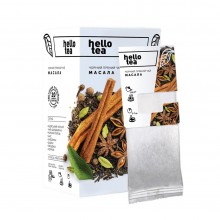 Чай пряний чорний у пакетиках Hello Tea Масала (20 х 2.7г)