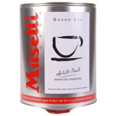 Кава зернова Caffe Musetti Grand Cru, у банці 3 кг