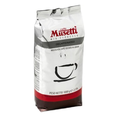 Кава зернова Caffe Musetti Decaffeinated 1 кг