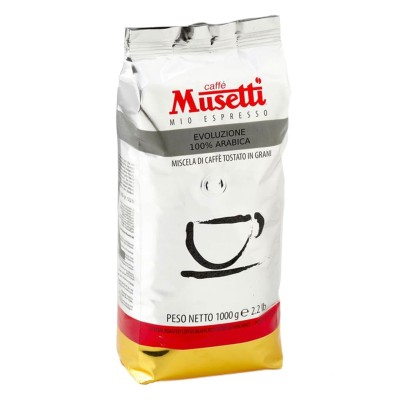 Кава зернова Caffe Musetti Evoluzione 100% Arabica 1 кг