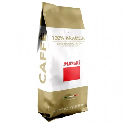 Кава зернова Caffe Musetti 100% Arabica 1 кг