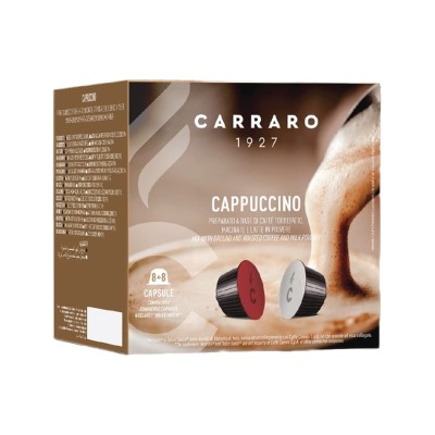 Кава в капсулах DG Carraro Cappuccino 16 шт