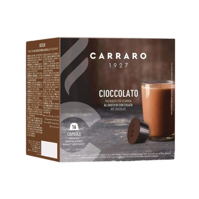 Гарячий шоколад в капсулах DG Carraro Cioccolato 16 шт