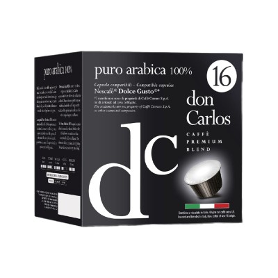 Кава в капсулах DG Carraro Don Carlos Puro Arabica 16 шт