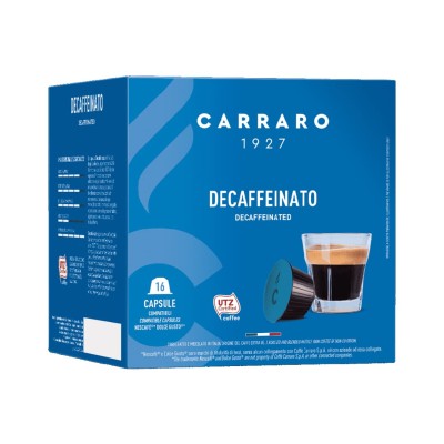 Кава в капсулах DG Carraro Decaffeinato 16 шт