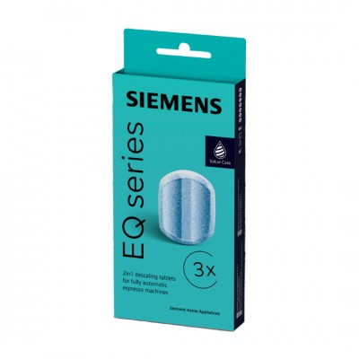 Таблетки для видалення накипу в кавоварках Siemens 3x2/1 (3x36g)