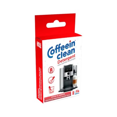 Таблетки для очищення від кавових масел Coffeein clean Detergent 8 x 2,5 г