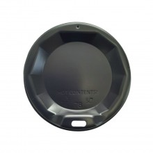 Кришка на паперовий стакан 78 мм Чорна (50 шт)