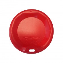 Кришка на паперовий стакан 78 мм Червона (50 шт)