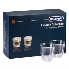 Набір склянок DeLonghi Cappuccino 190 мл (6 шт)