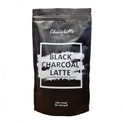 Суперфуд Charcoal Black Latte, Чорний Вугільний Латте 250 г