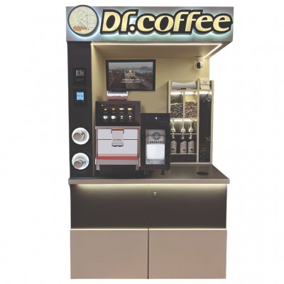 Кавова тумба для кавоварки Dr.Coffee M12 Plus + холодильник (BR9CN)