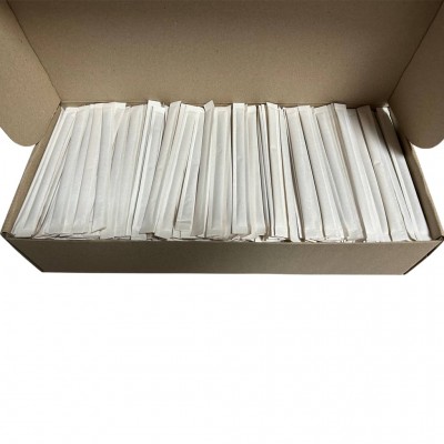 Розмішувач дерев'яний фігурний (мішалка) в індивідуальній упаковці 14 см (140x5x2мм) 1000 шт