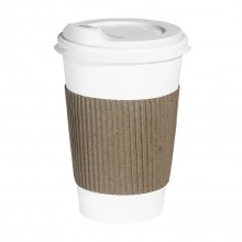 Гофрований термопояс для склянки універсальний