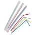 Трубочки в індивідуальній упаковці кольорові з вигином 100 шт Трубочки в індивідуальній упаковці кольорові з вигином 100 шт
